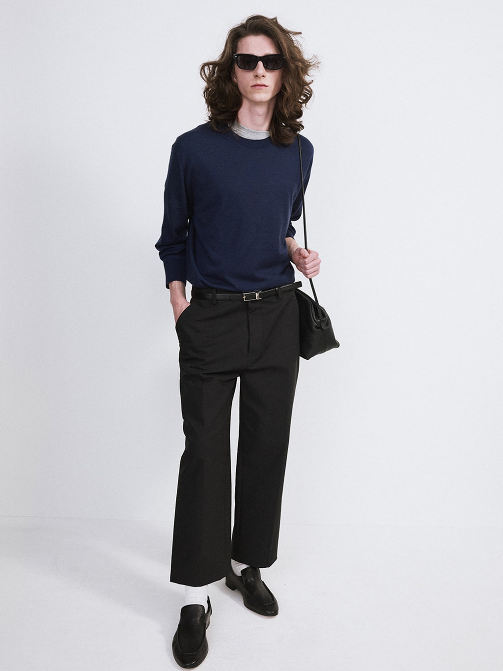 Recto - Button Fly Crop Pants (Black) product image 1 | TRAB K-Fashion Australia