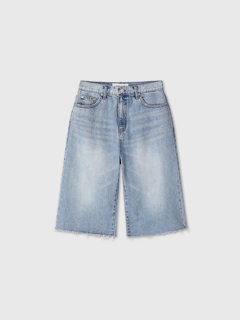 Tonywack - Raw Hem Denim Bermuda Shorts (Washed Light Blue) product image 9 | TRAB K-Fashion Australia