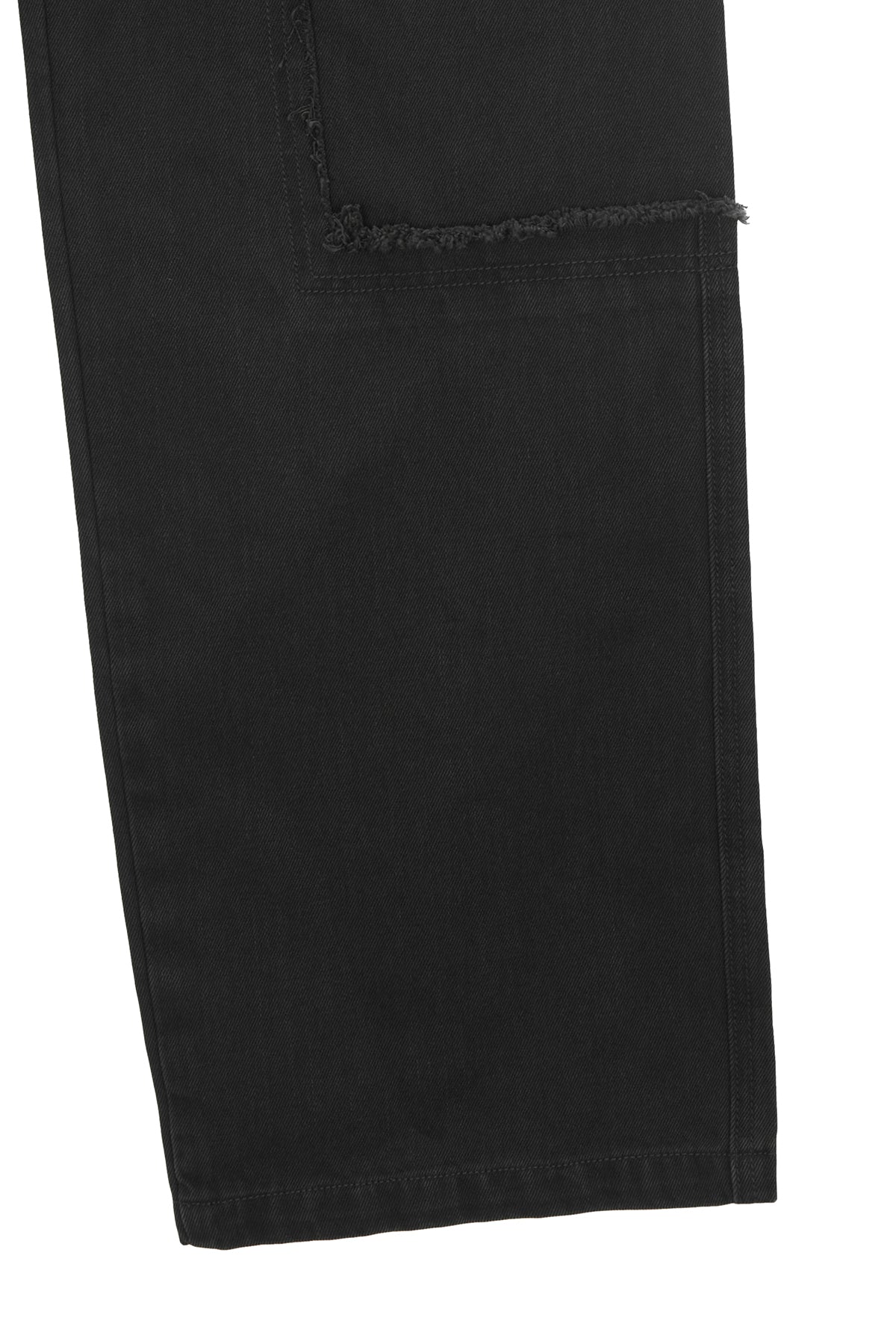 Matin Kim - Double Knee Cotton Denim Pants (Charcoal) product image 4 | TRAB K-Fashion Australia