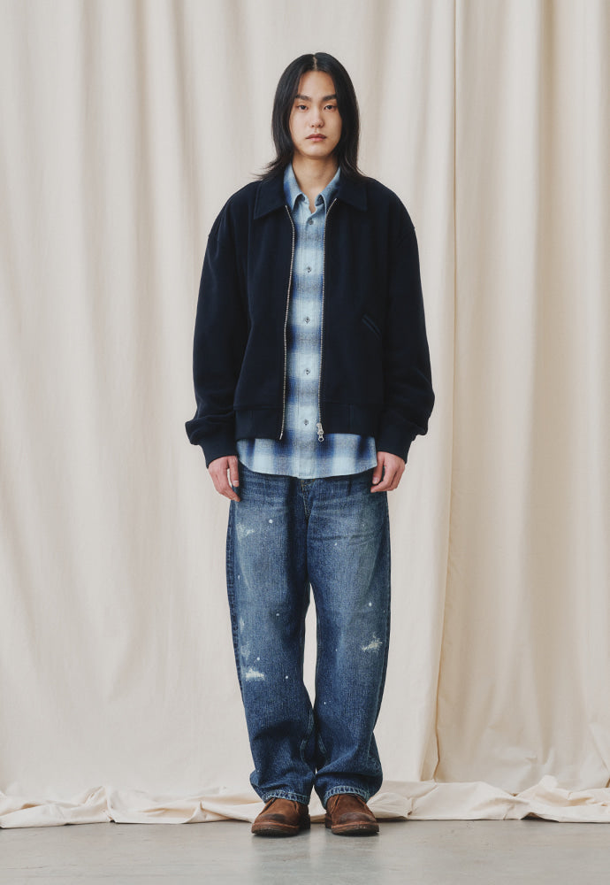 Art if acts - 70's Vintage Racing Fleece Jacket (Dark Navy) product image 3 | TRAB K-Fashion Australia