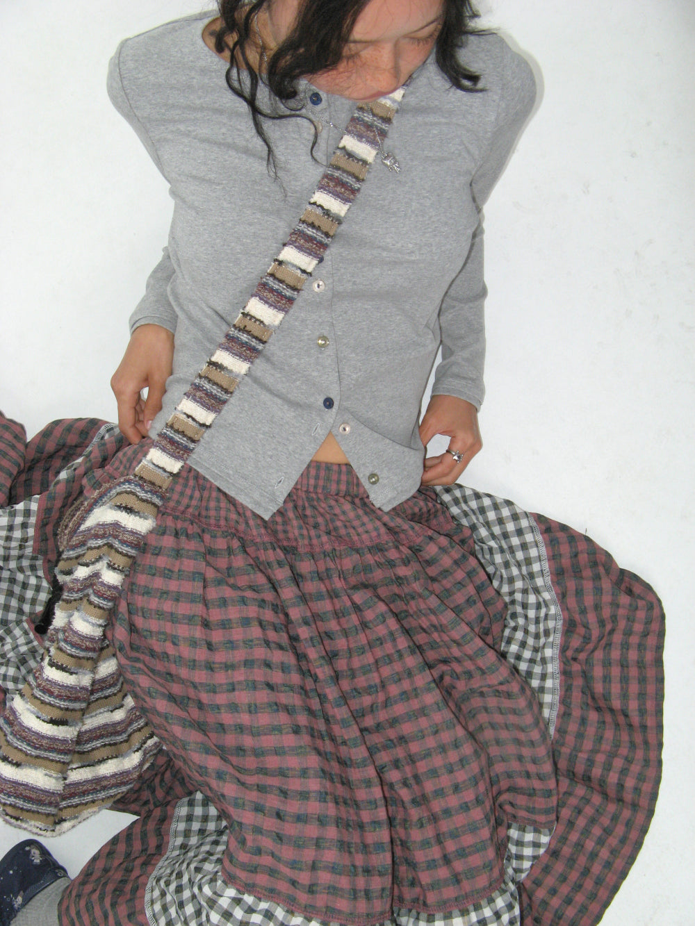 Coyseio - Mori Check Skirt (Pink) product image 8 | TRAB K-Fashion Australia