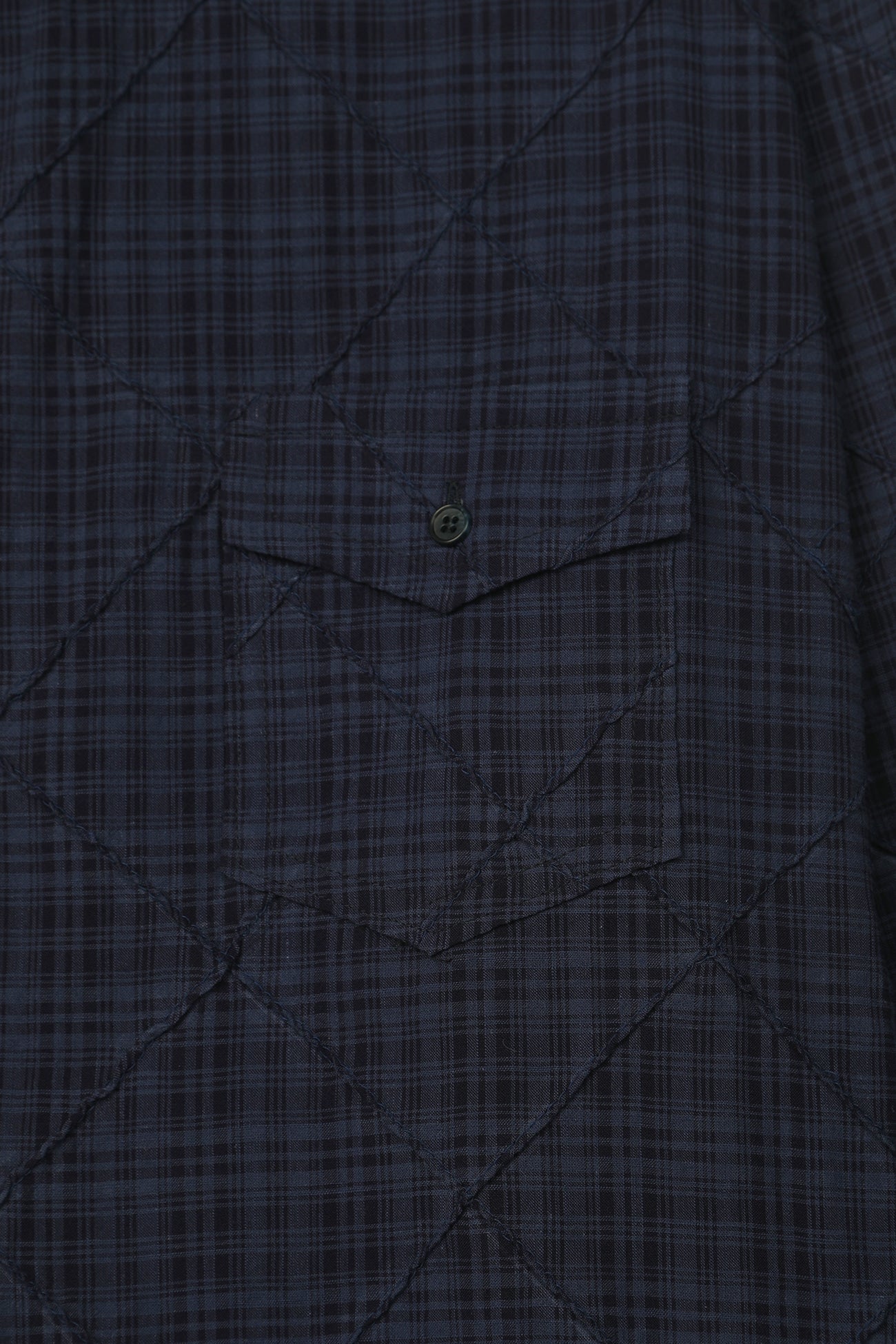 Deinet - Double Checkered Overfit Shirt (Navy) product image 13 | TRAB K-Fashion Australia