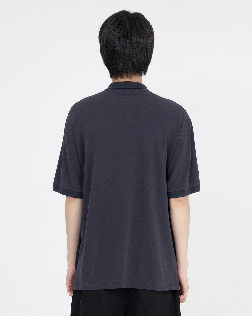 Brownyard - Vintage Cotton Pique Shirt (Dark Navy) product image 2 | TRAB K-Fashion Australia