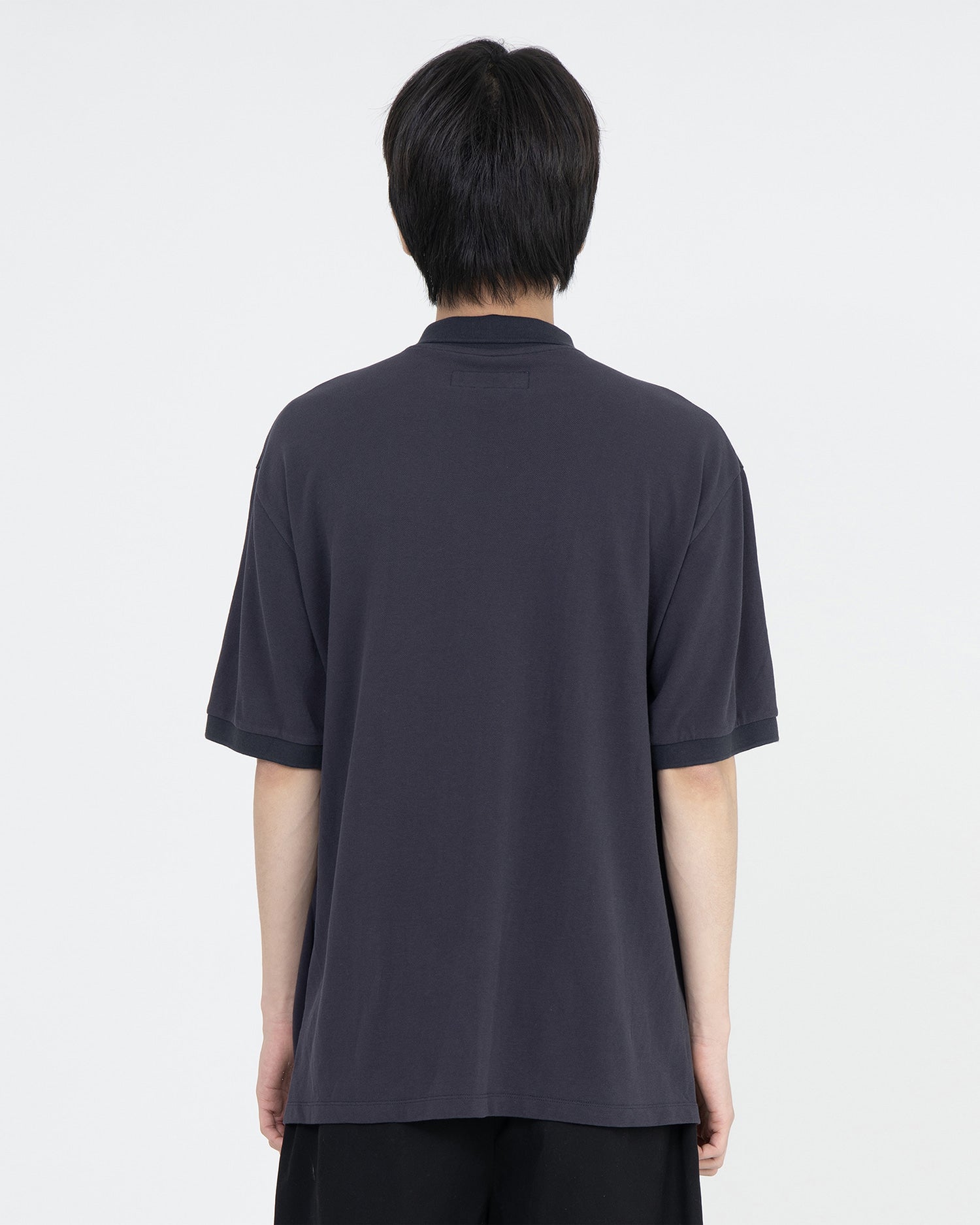 Brownyard - Vintage Cotton Pique Shirt (Dark Navy) product image 2 | TRAB K-Fashion Australia