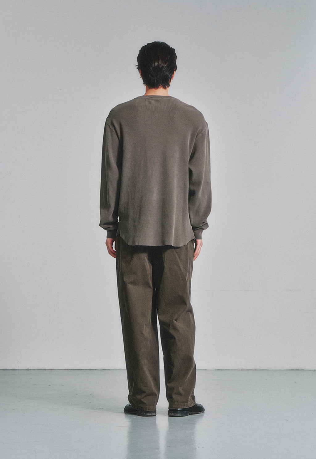 Art if acts - One Tuck Chino Pants (Olive) product image 4 | TRAB K-Fashion Australia