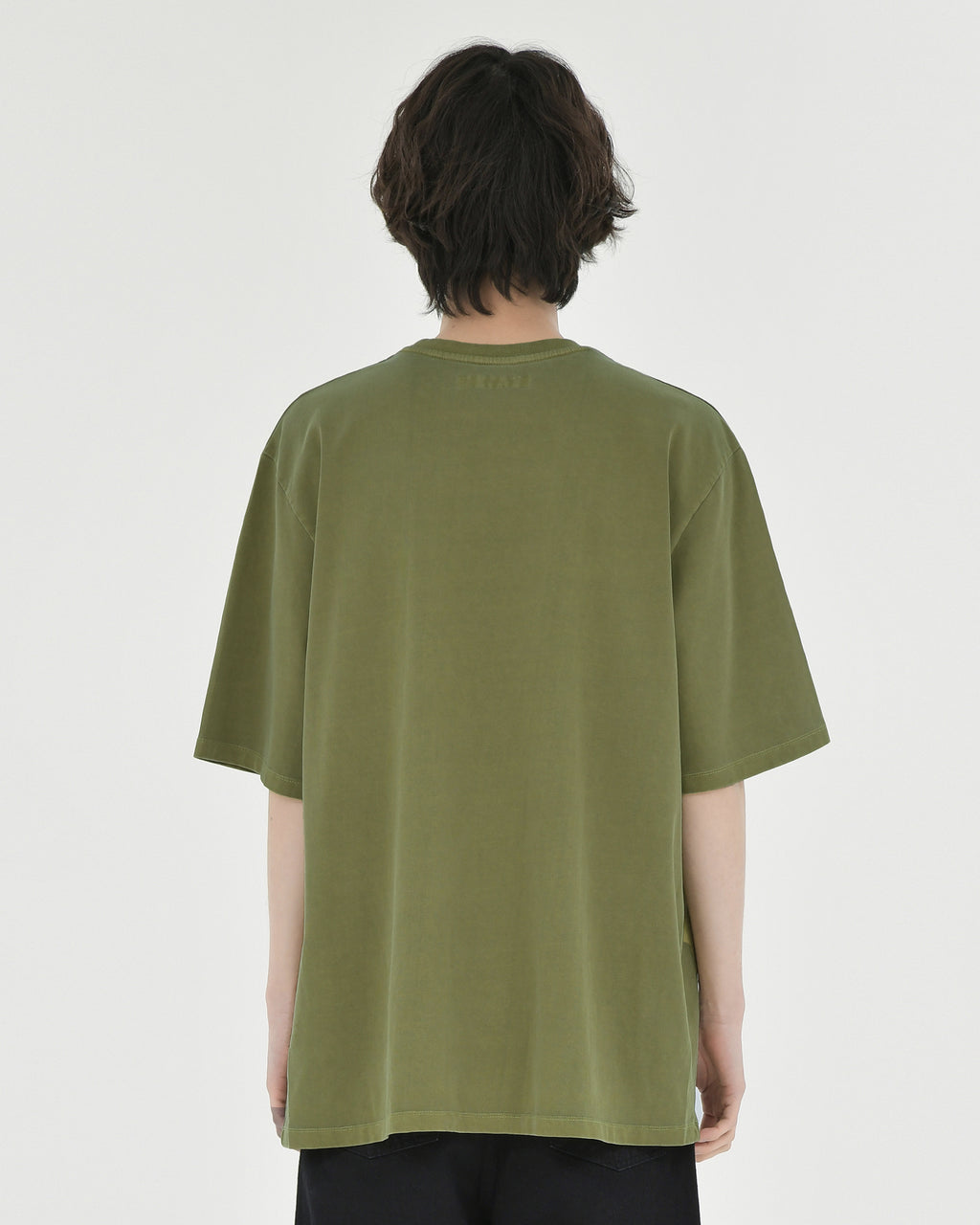 Brownyard - Washed T Shirt (Washed Olive) product image 2 | TRAB K-Fashion Australia