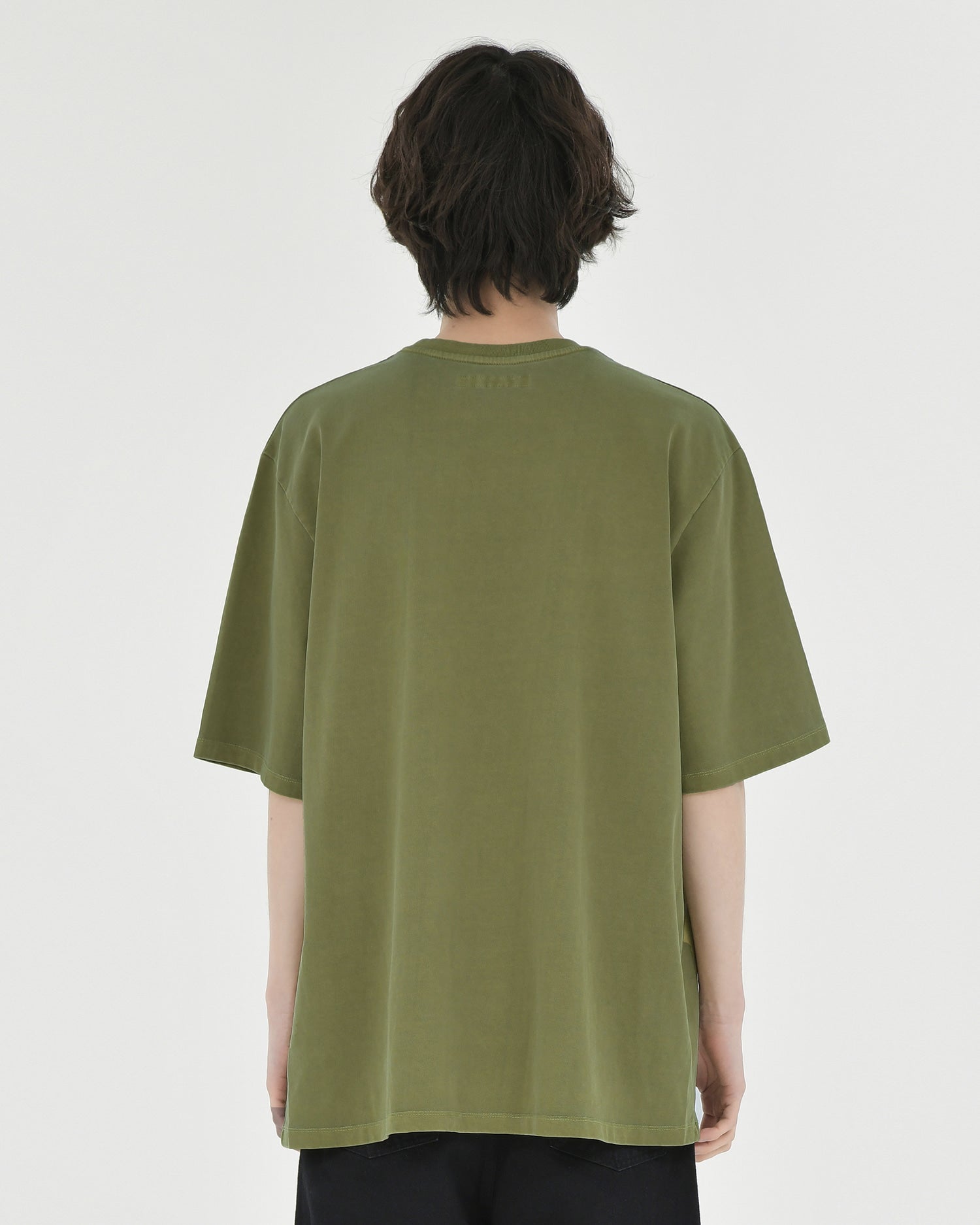 Brownyard - Washed T Shirt (Washed Olive) product image 2 | TRAB K-Fashion Australia