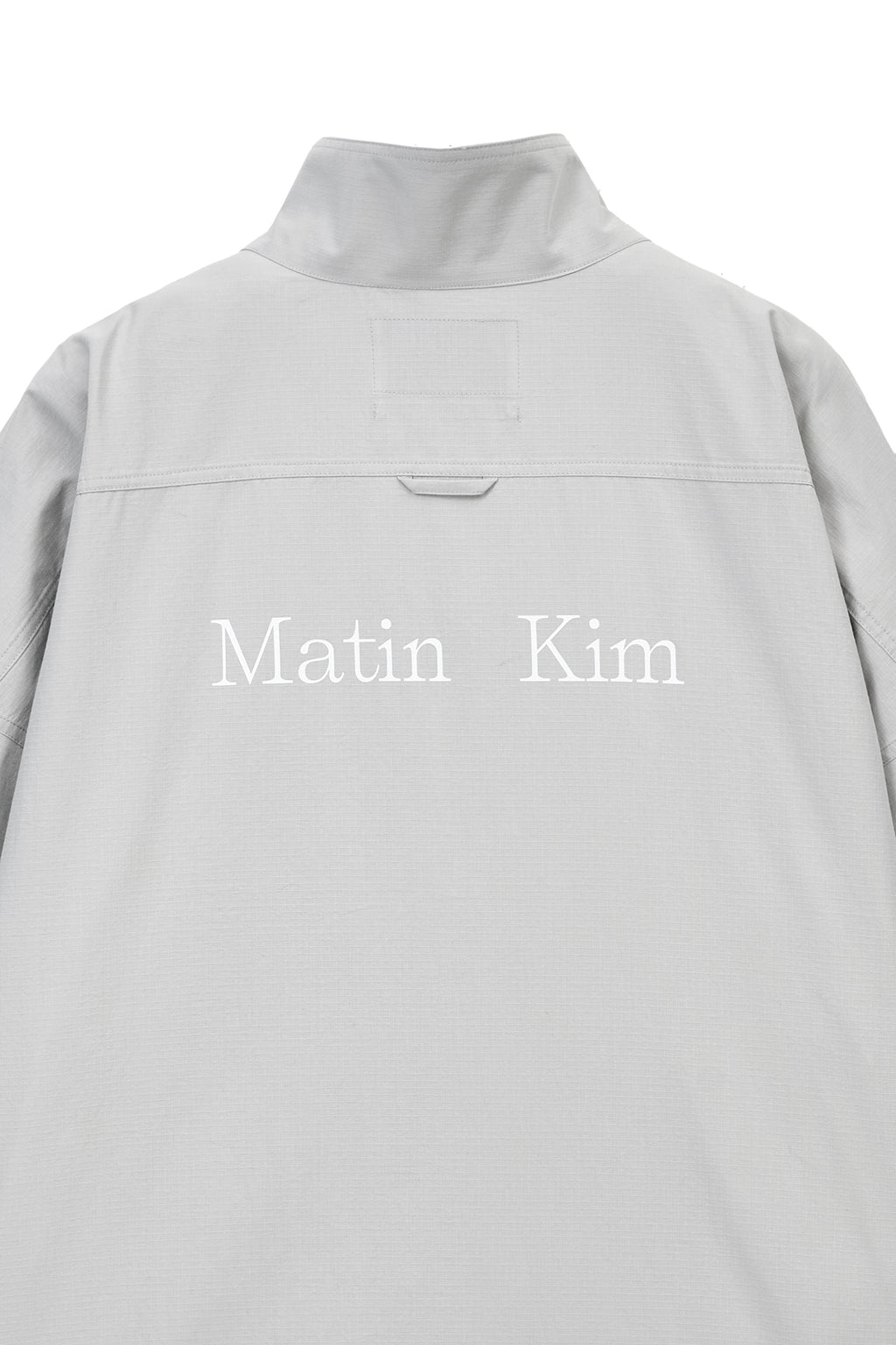 Matin Kim - Back Logo High Neck Jumper (Light Grey) product image 5 | TRAB K-Fashion Australia