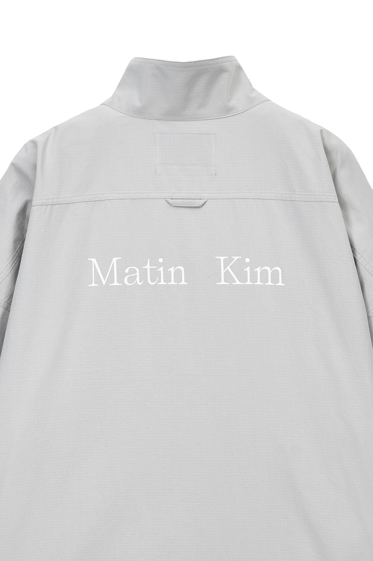 Matin Kim - Back Logo High Neck Jumper (Light Grey) product image 5 | TRAB K-Fashion Australia