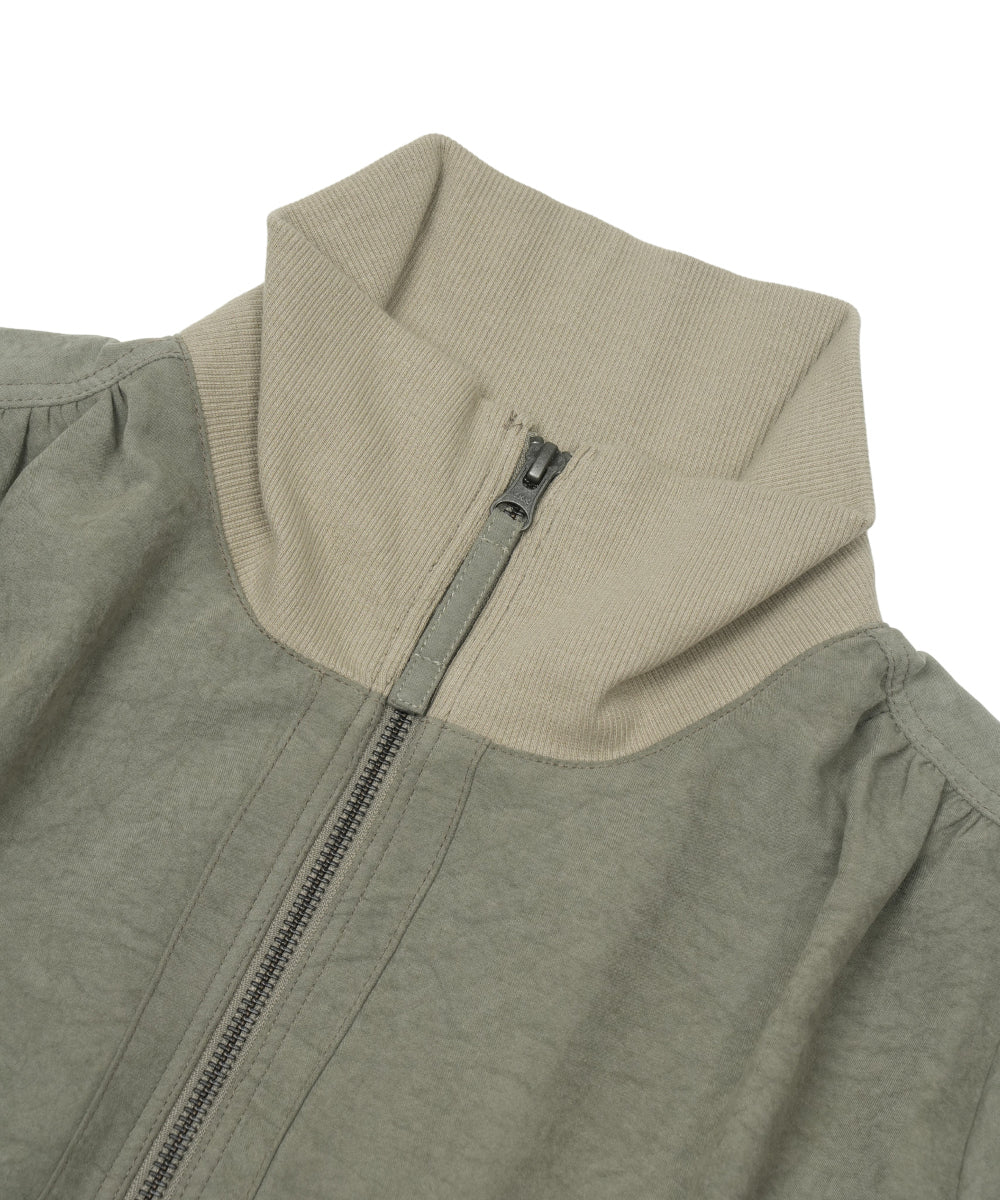 Coyseio - Tone-Mix Shirring Hem Jacket (Light Green) product image 12 | TRAB K-Fashion Australia