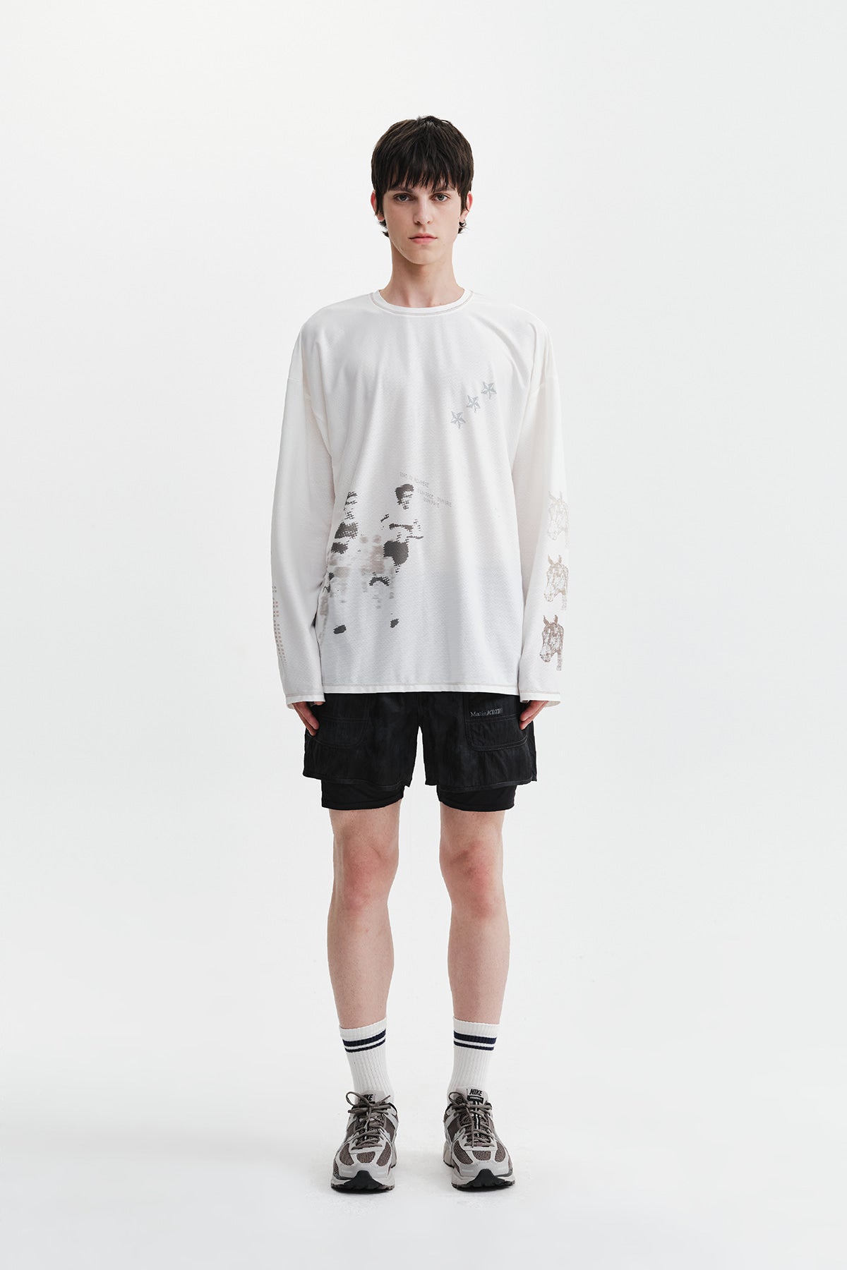 Matin Kim - Matin Pace Motion Shorts (Black) product image 10 | TRAB K-Fashion Australia