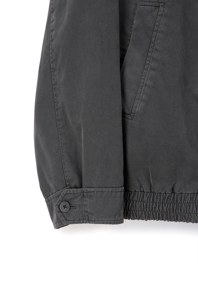 Art if acts - Washed Leather Collar Jacket (Charcoal) product image 15 | TRAB K-Fashion Australia