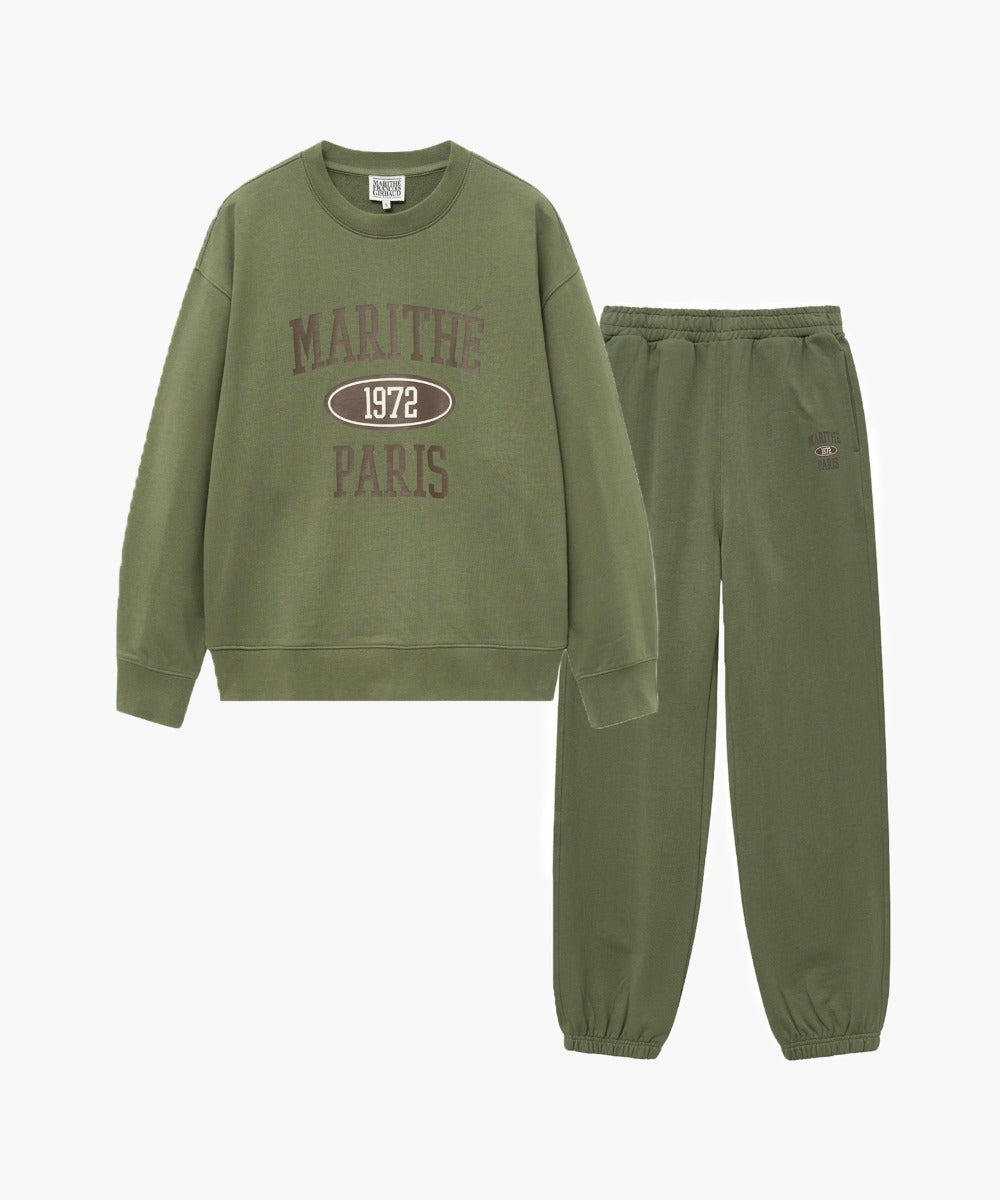 Marithe & Francois Girbaud - Marithe 1972 Sweat Set-up (Khaki) product image 1 | TRAB K-Fashion Australia