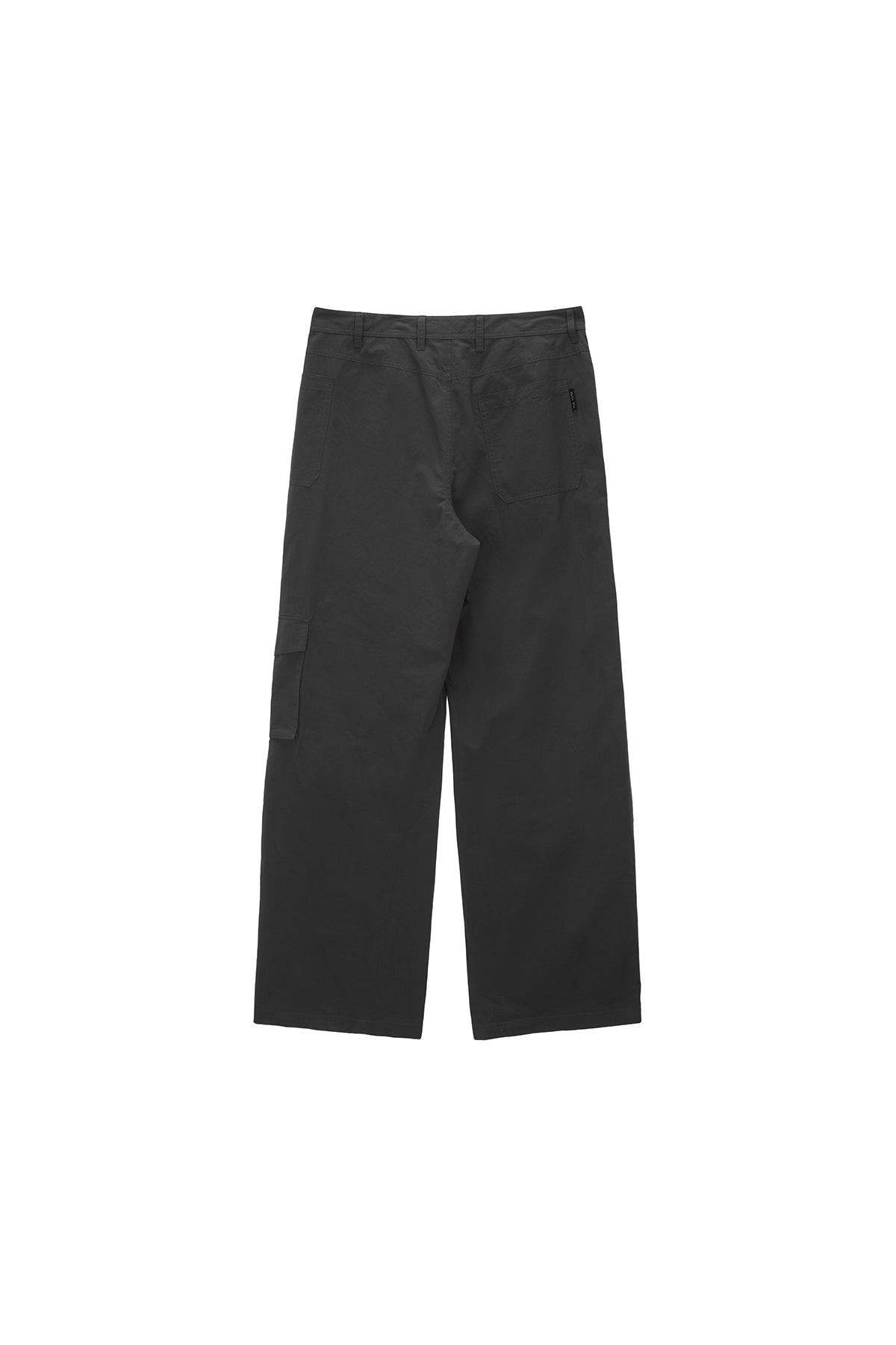 Matin Kim - Asymmetric Chino Trouser (Charcoal) product image 2 | TRAB K-Fashion Australia