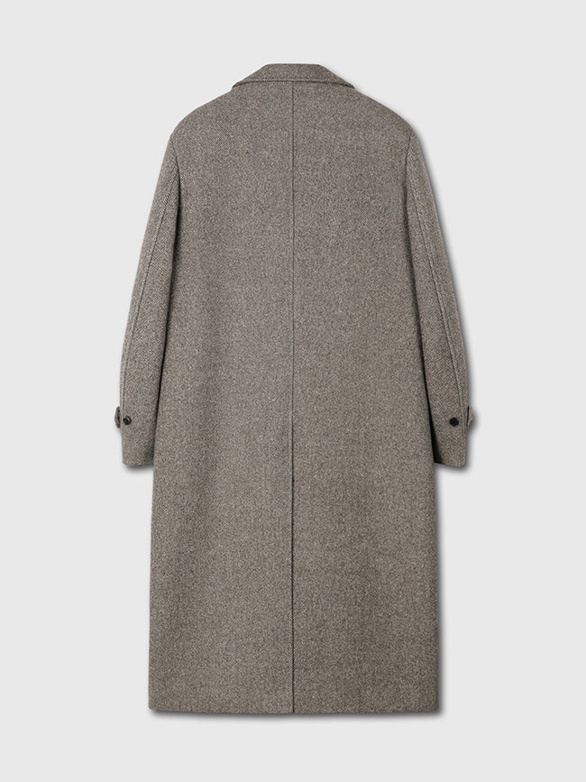 Tonywack - Caviar Wool Bal Collar Tailored Coat (Beige) product image 9 | TRAB K-Fashion Australia