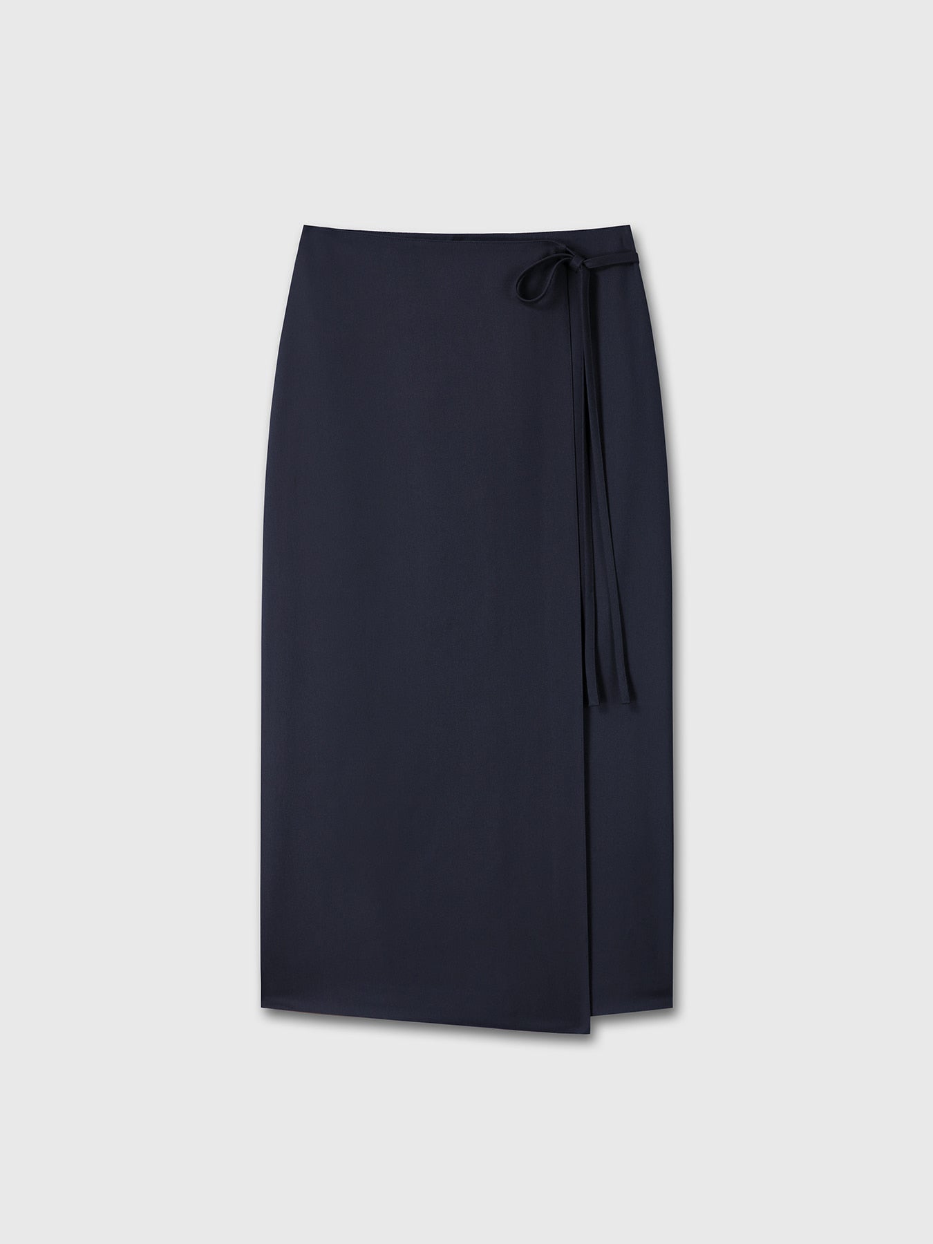 Tonywack - Wool Wrap Midi-Skirt (Dark Navy) product image 8 | TRAB K-Fashion Australia