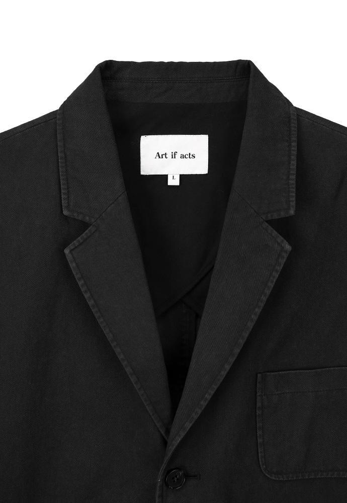 Art if acts - Washed 3 Button Blazer (Faded Black) product image 13 | TRAB K-Fashion Australia
