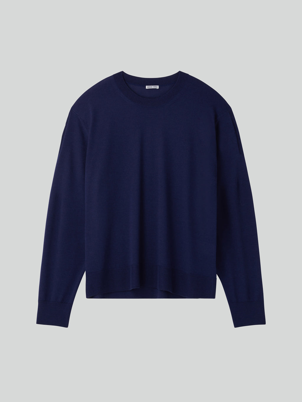 Recto - Silk-Cashmere Knit Top (Navy) product image 5 | TRAB K-Fashion Australia
