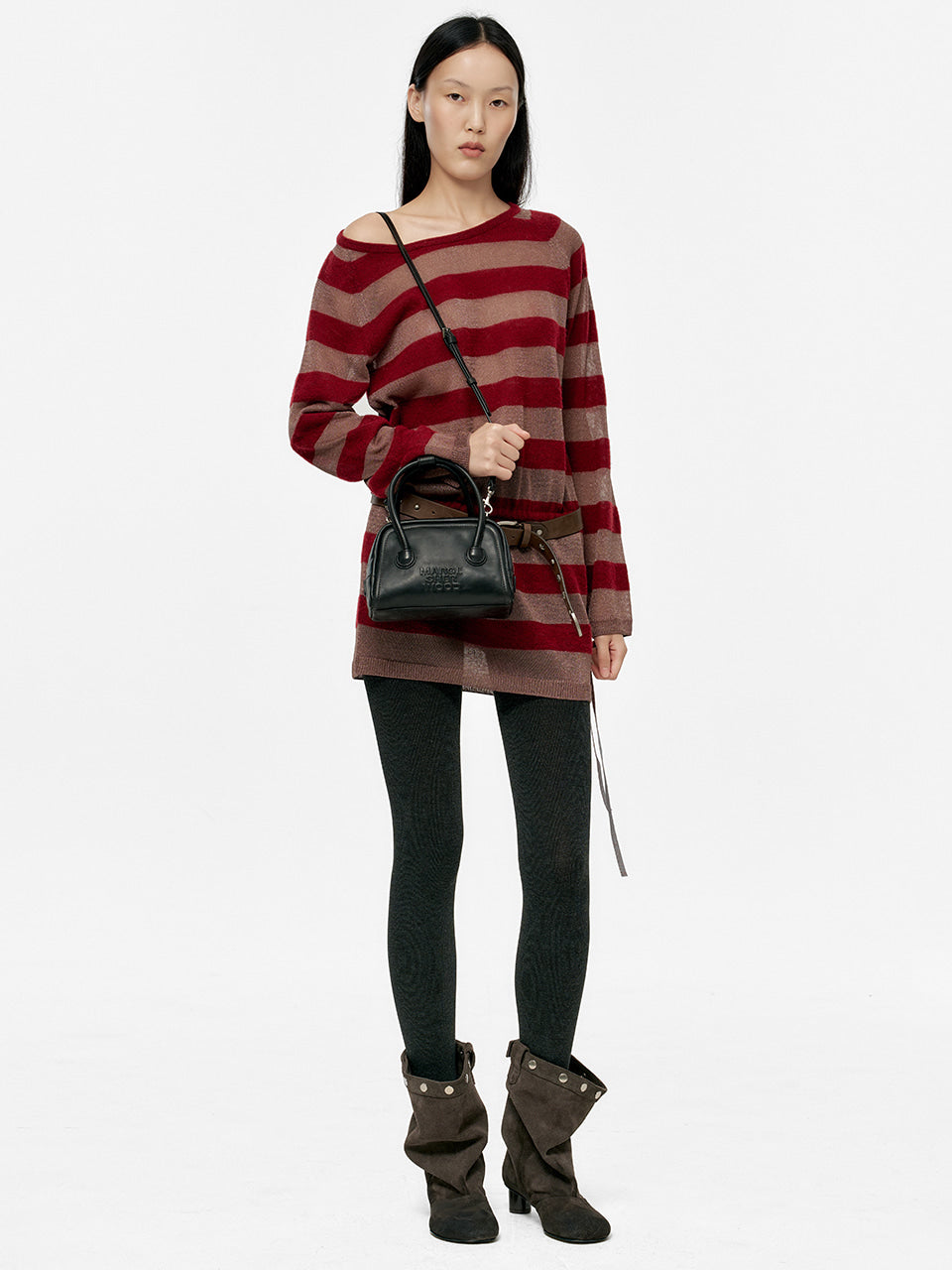 Marge Sherwood - Soft Tote Mini (Black Pull-Up) product image 3 | TRAB K-Fashion Australia