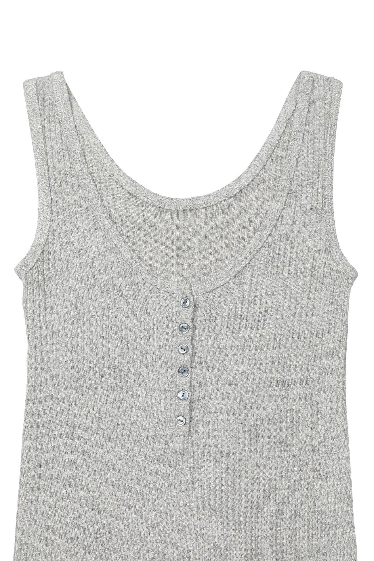 Deinet - Button Point Sleeveless (Melange Grey) product image 8 | TRAB K-Fashion Australia