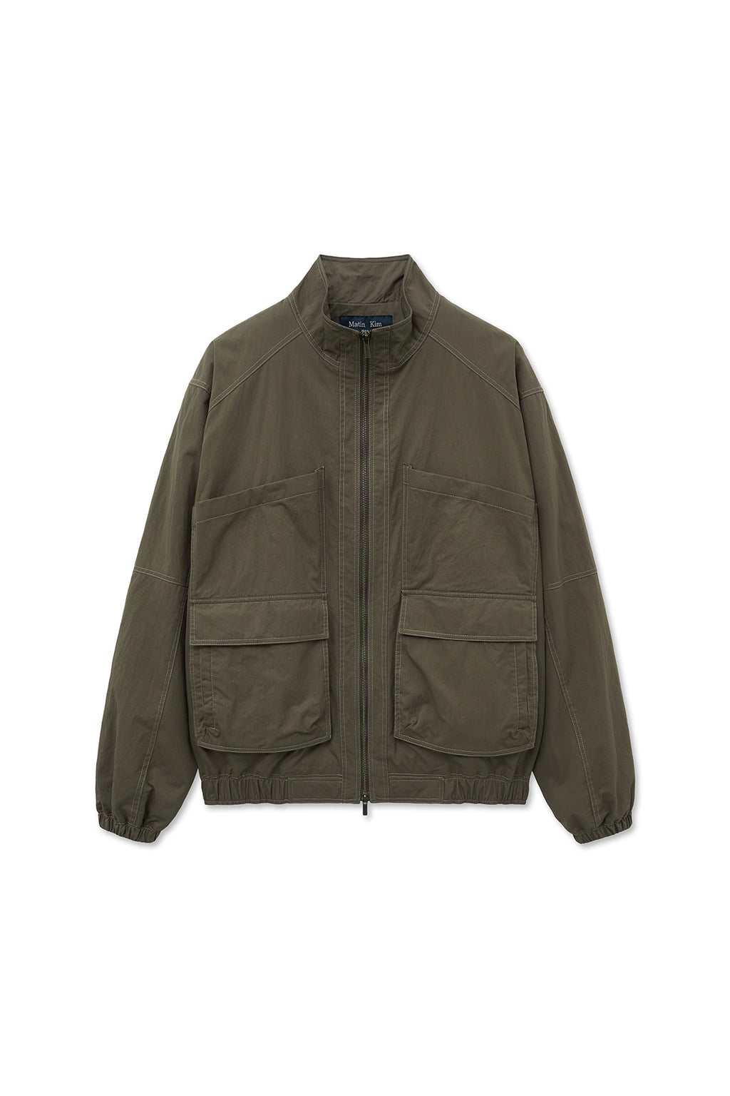 Matin Kim - Utility Bomber Jumper (Khaki Brown) product image 1 | TRAB K-Fashion Australia