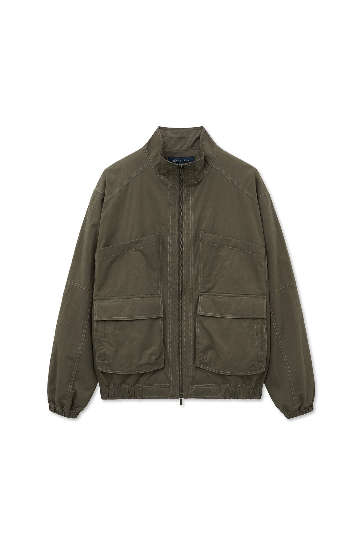 Matin Kim - Utility Bomber Jumper (Khaki Brown) product image 1 | TRAB K-Fashion Australia