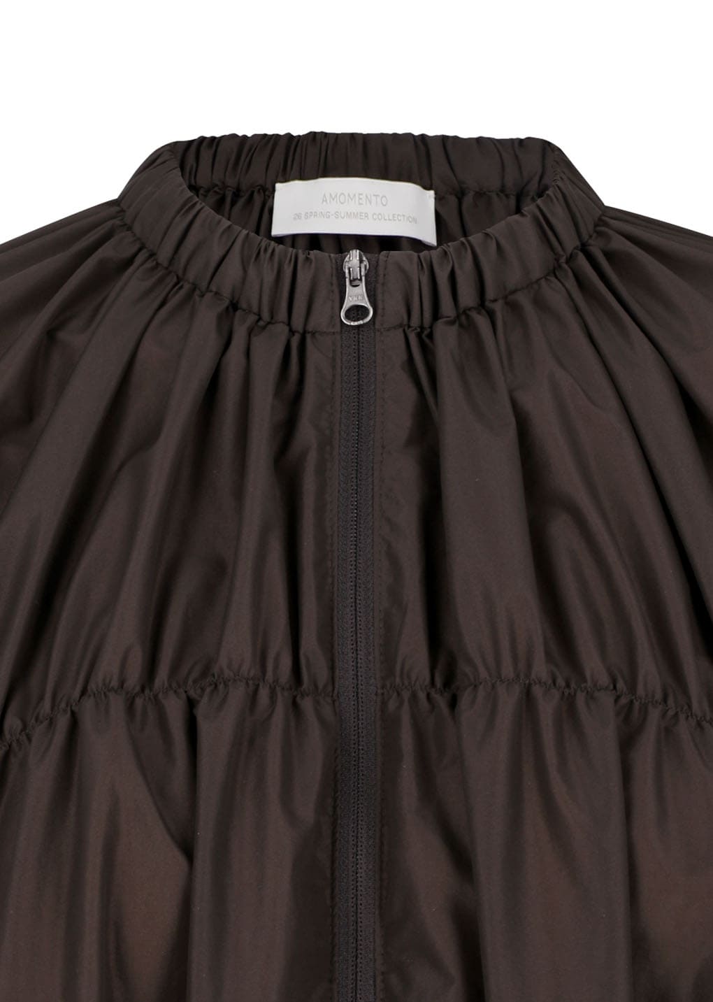 Amomento - Nylon Shirring Jumper (Brown) product image 7 | TRAB K-Fashion Australia