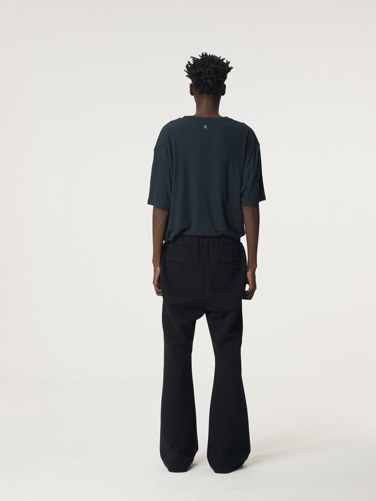 Recto - Flare Fit Jersey Pants (Black) product image 4 | TRAB K-Fashion Australia