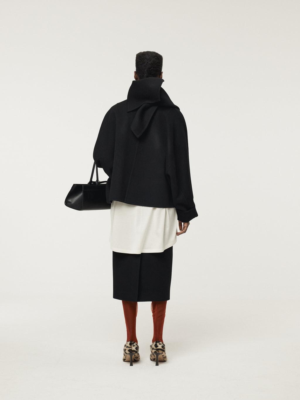 Recto - Wool Midi Skirt (Black) product image 4 | TRAB K-Fashion Australia