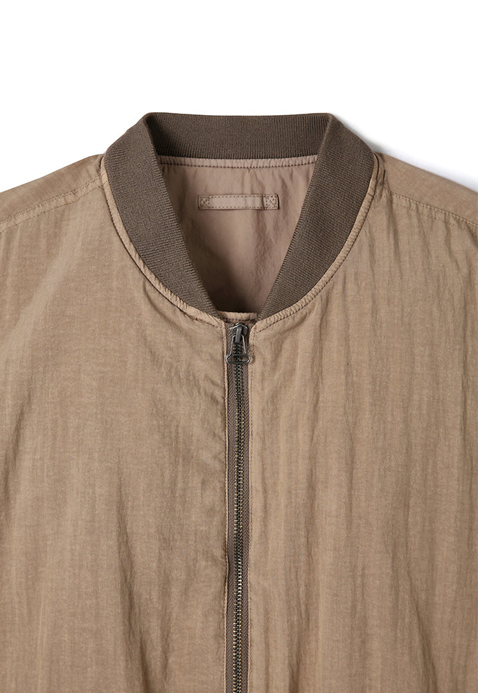 Art if acts - Garment-Dyed Rayon Ma-1 (Dusty Beige) product image 9 | TRAB K-Fashion Australia