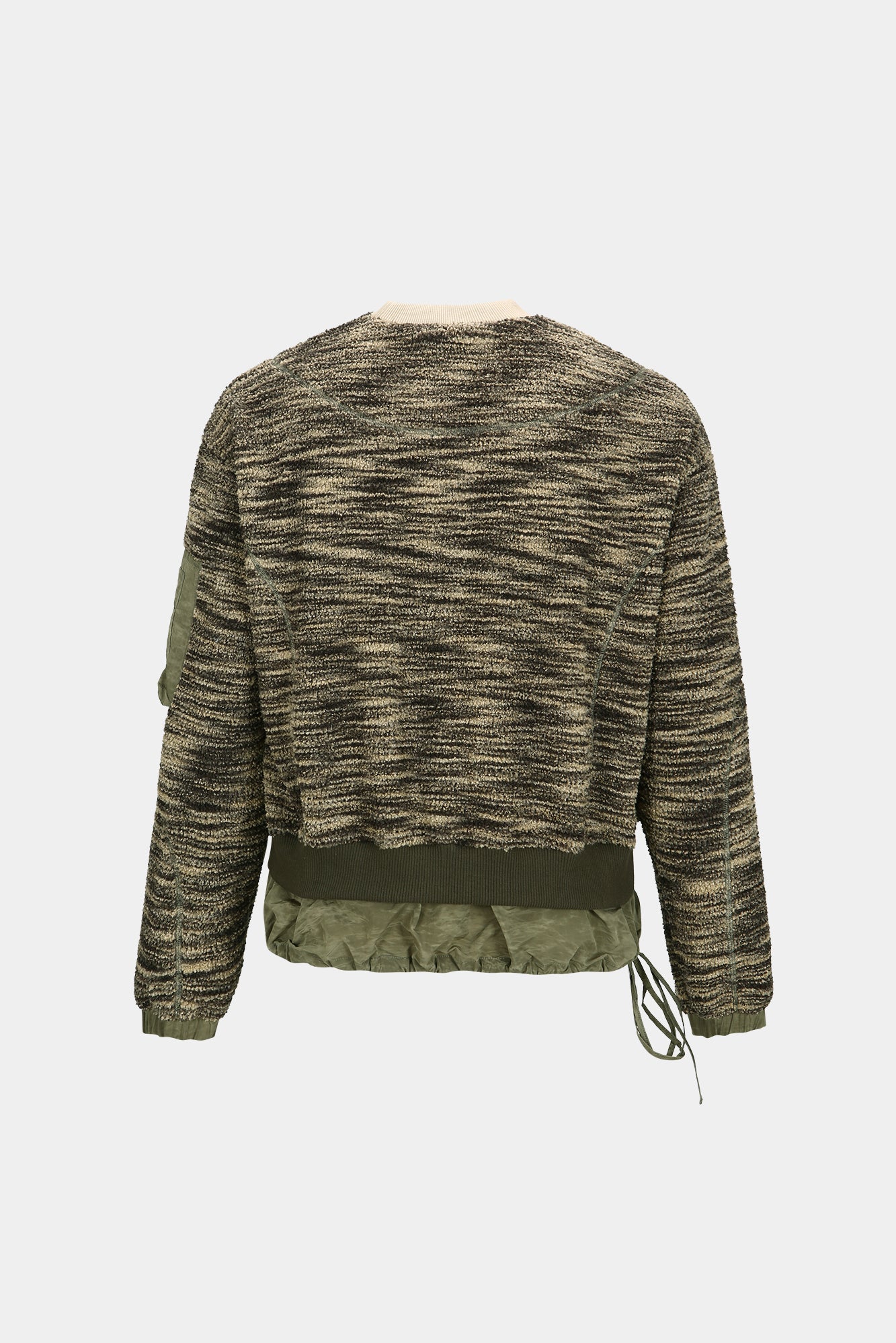 Andersson Bell - Layered Fleece Sweater (Khaki) product image 8 | TRAB K-Fashion Australia