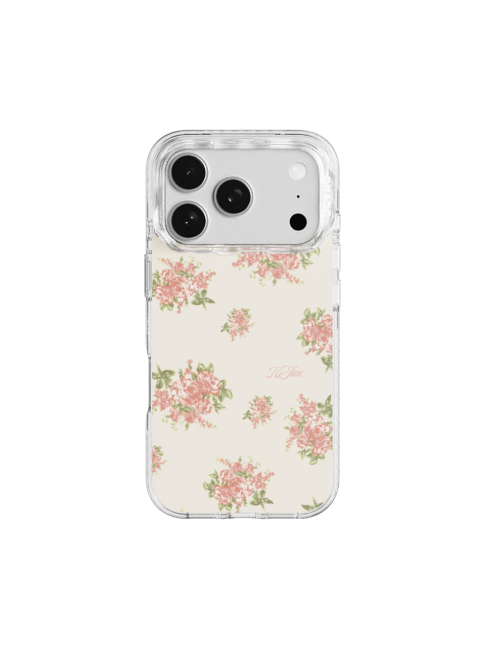 Kijun - MAGSAFE LAYERS FRAME CASE CLEAR SUNWASHED (Flower Cream) product image 2 | TRAB K-Fashion Australia