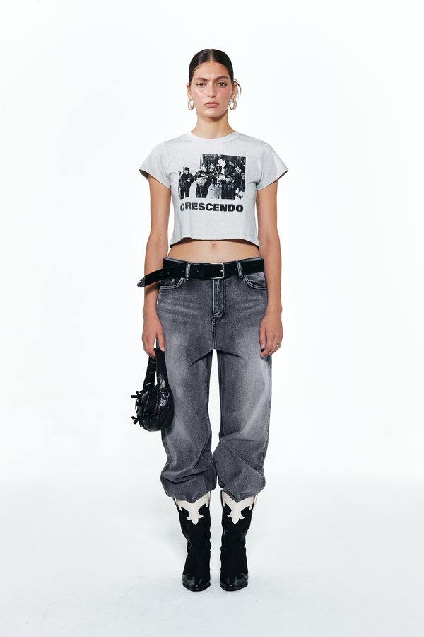 Deinet - Faded Straight Denim (Light Black) product image 1 | TRAB K-Fashion Australia