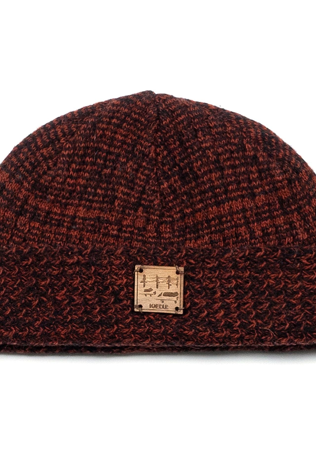 Ioedle - Flowing Landscape Short Beanie (Red Brown) product image 4 | TRAB K-Fashion Australia