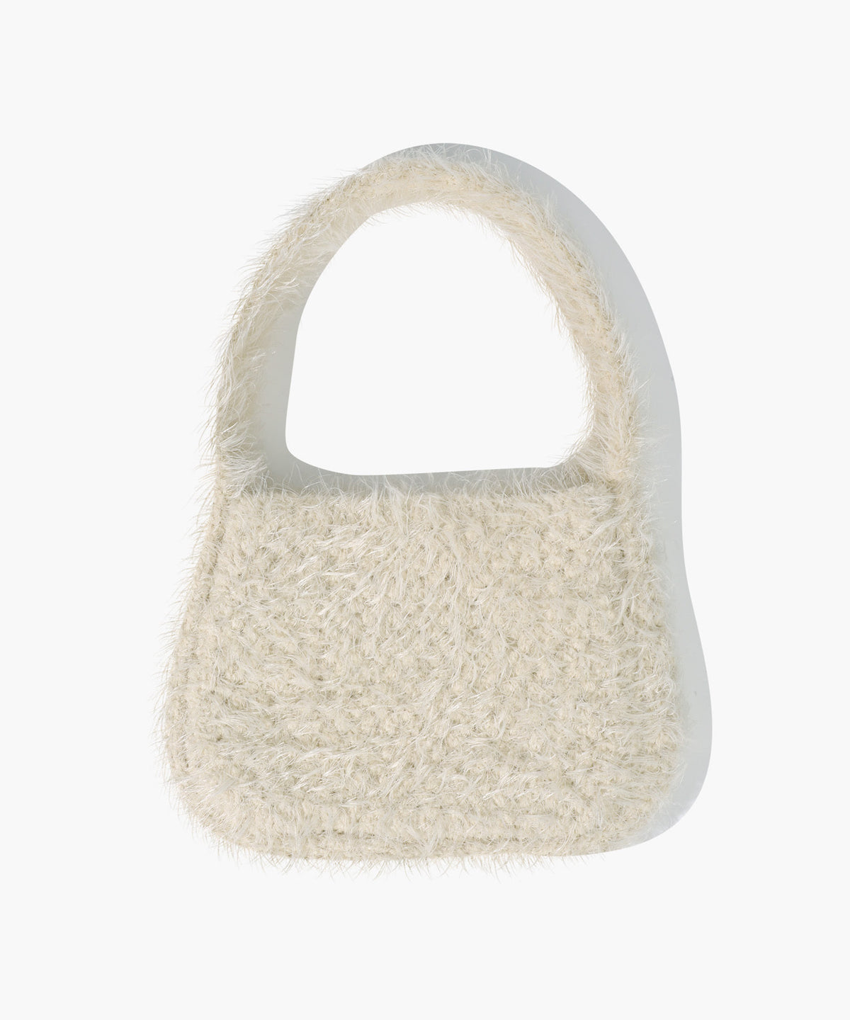 Marithe & Francois Girbaud - Circle Logo Mini Knit Bag (Cream) product image 2 | TRAB K-Fashion Australia