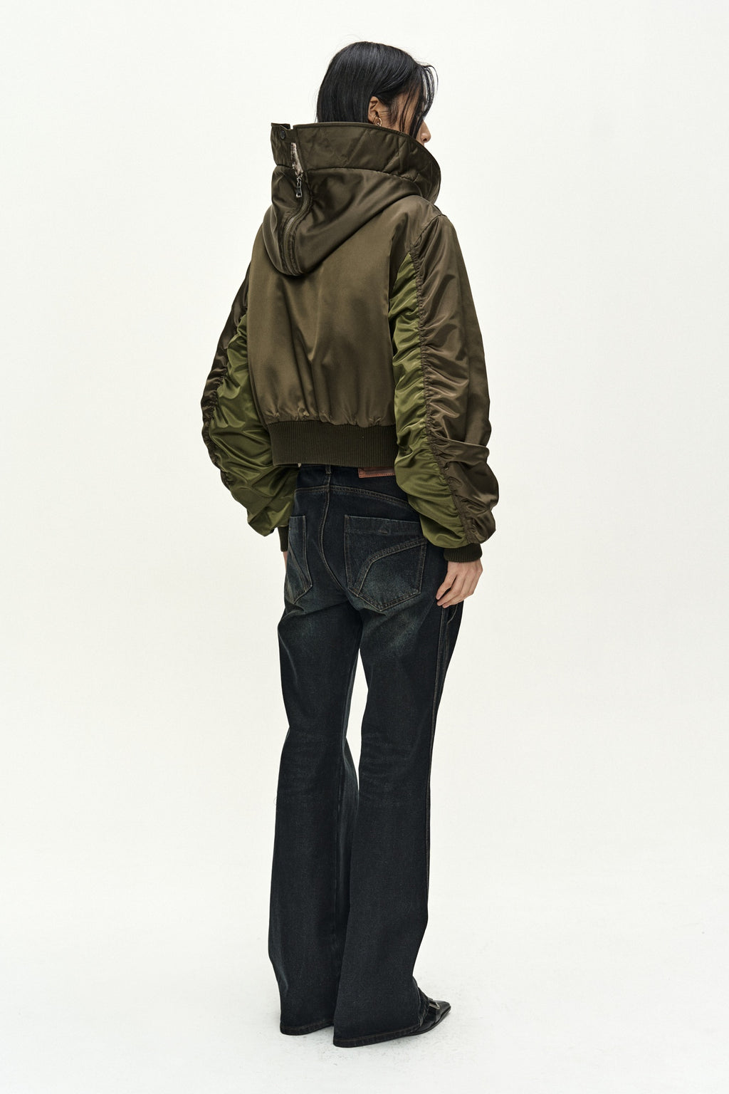 Andersson Bell - Twist Fold Coated Jeans (dark Blue) (Dark Blue) product image 8 | TRAB K-Fashion Australia