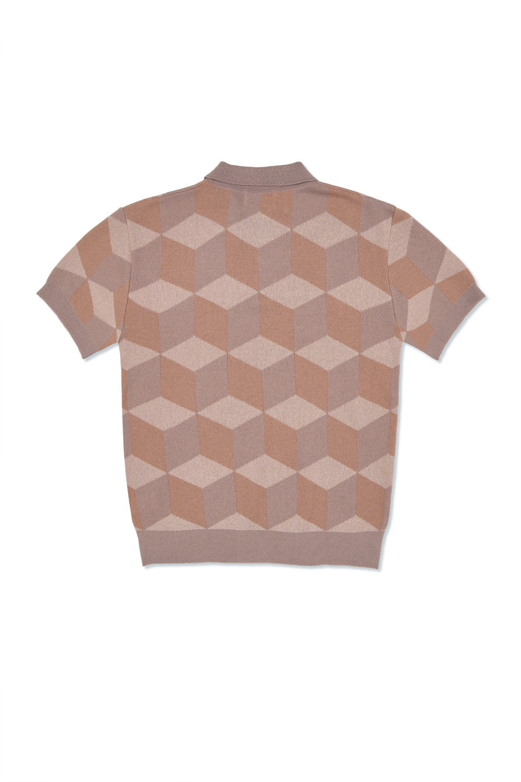 Ioedle - Infinite Grid Short Sleeve Knit (Pink) product image 4 | TRAB K-Fashion Australia