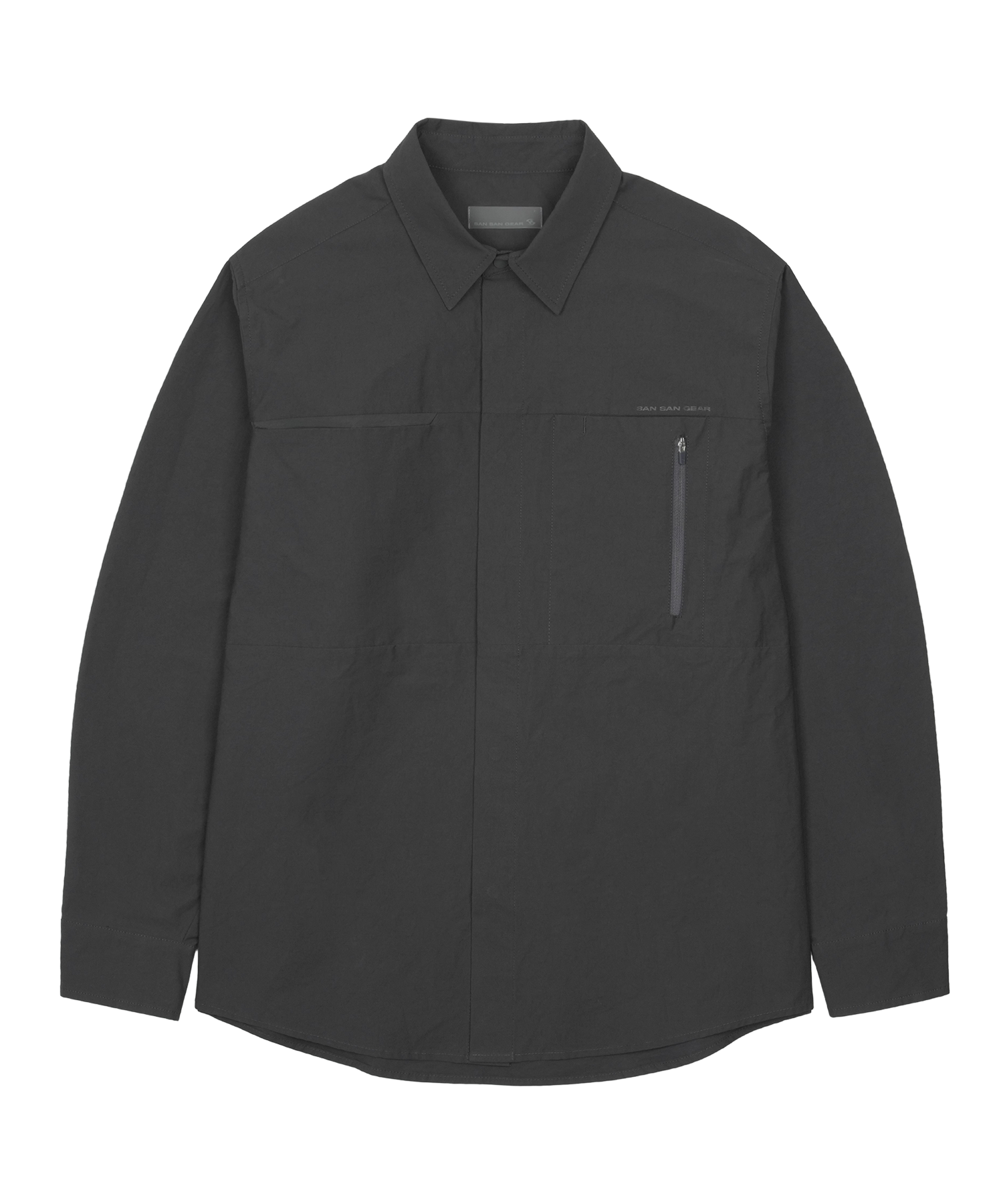 San San Gear - Pocket Shirts (Charcoal) product image 4 | TRAB K-Fashion Australia
