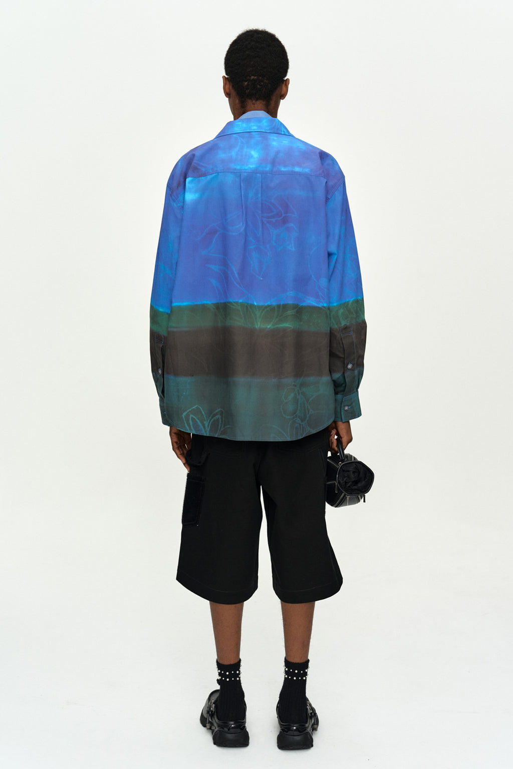 Andersson Bell - Rothco Gradient Printed Shirt (Blue) product image 8 | TRAB K-Fashion Australia