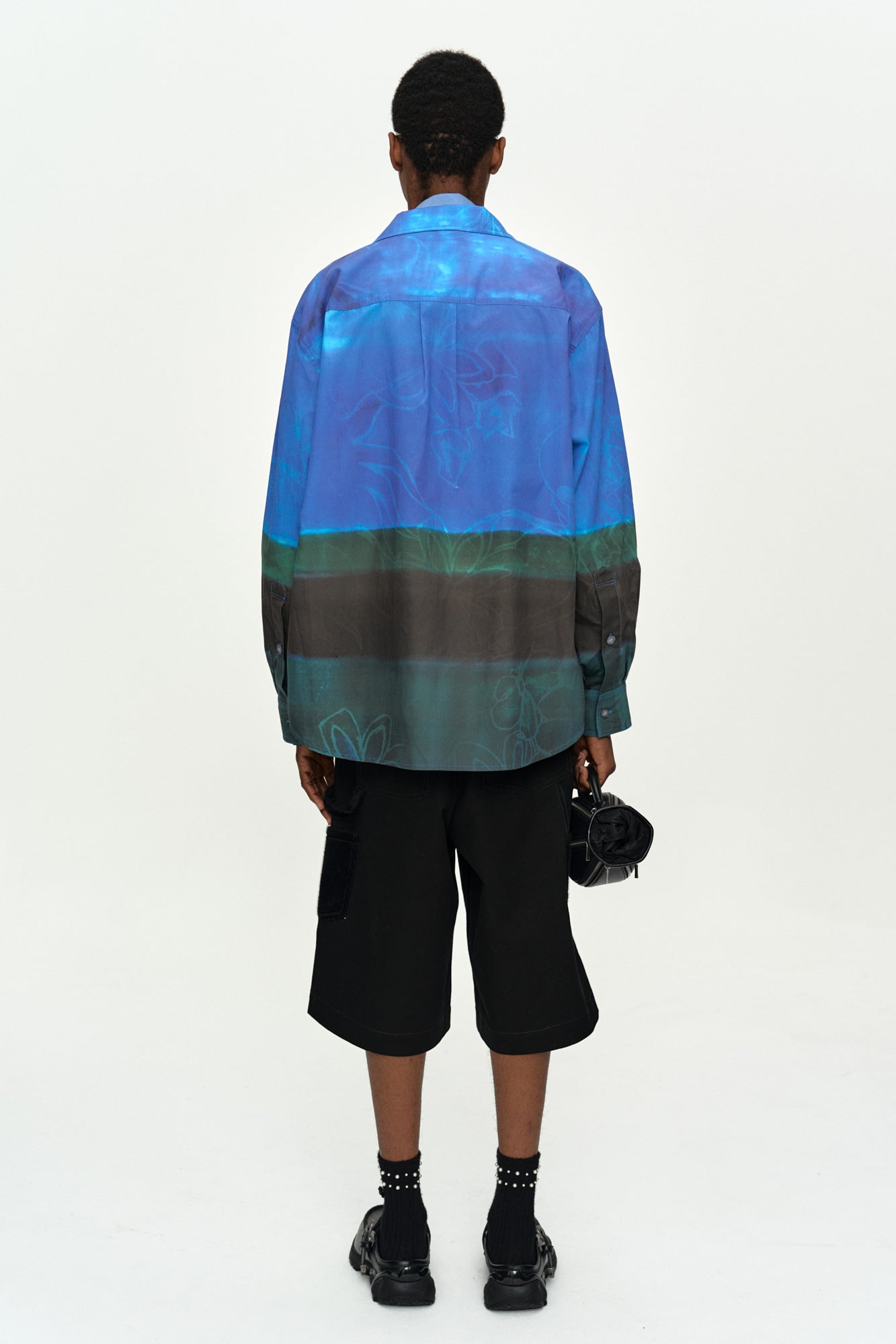 Andersson Bell - Rothco Gradient Printed Shirt (Blue) product image 8 | TRAB K-Fashion Australia