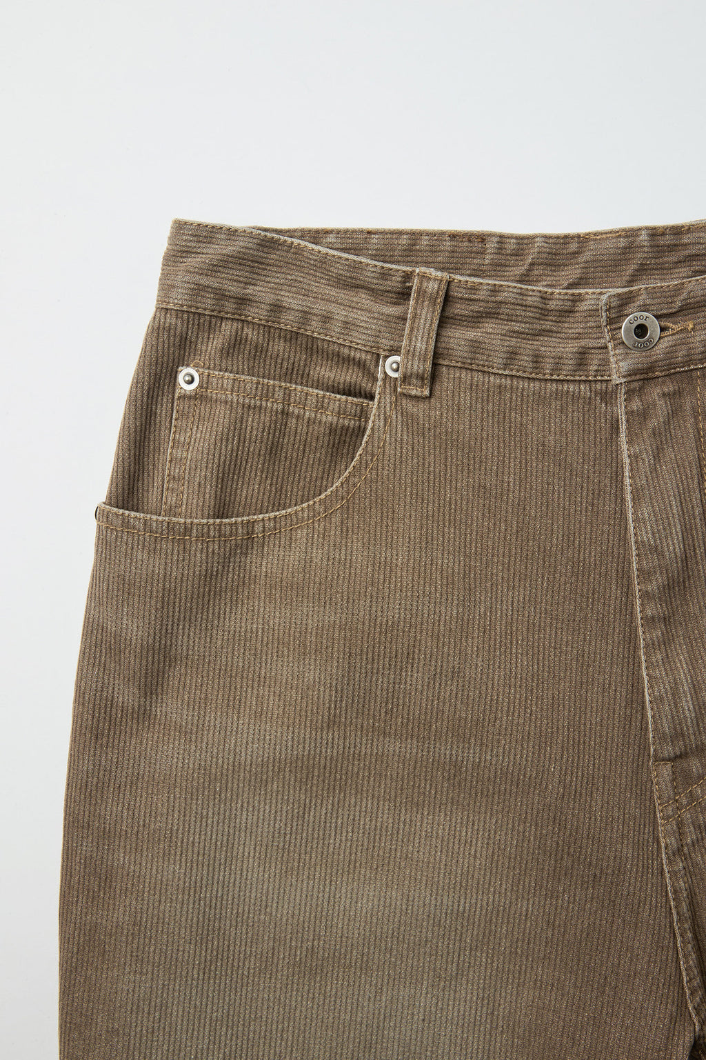 Coor - Brushed Rib Texture Jeans (Washed Beige) product image 5 | TRAB K-Fashion Australia