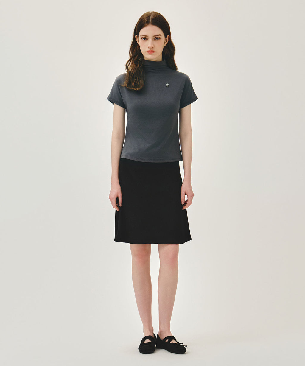 Marithe & Francois Girbaud - Half Neck Tee (Charcoal) product image 5 | TRAB K-Fashion Australia