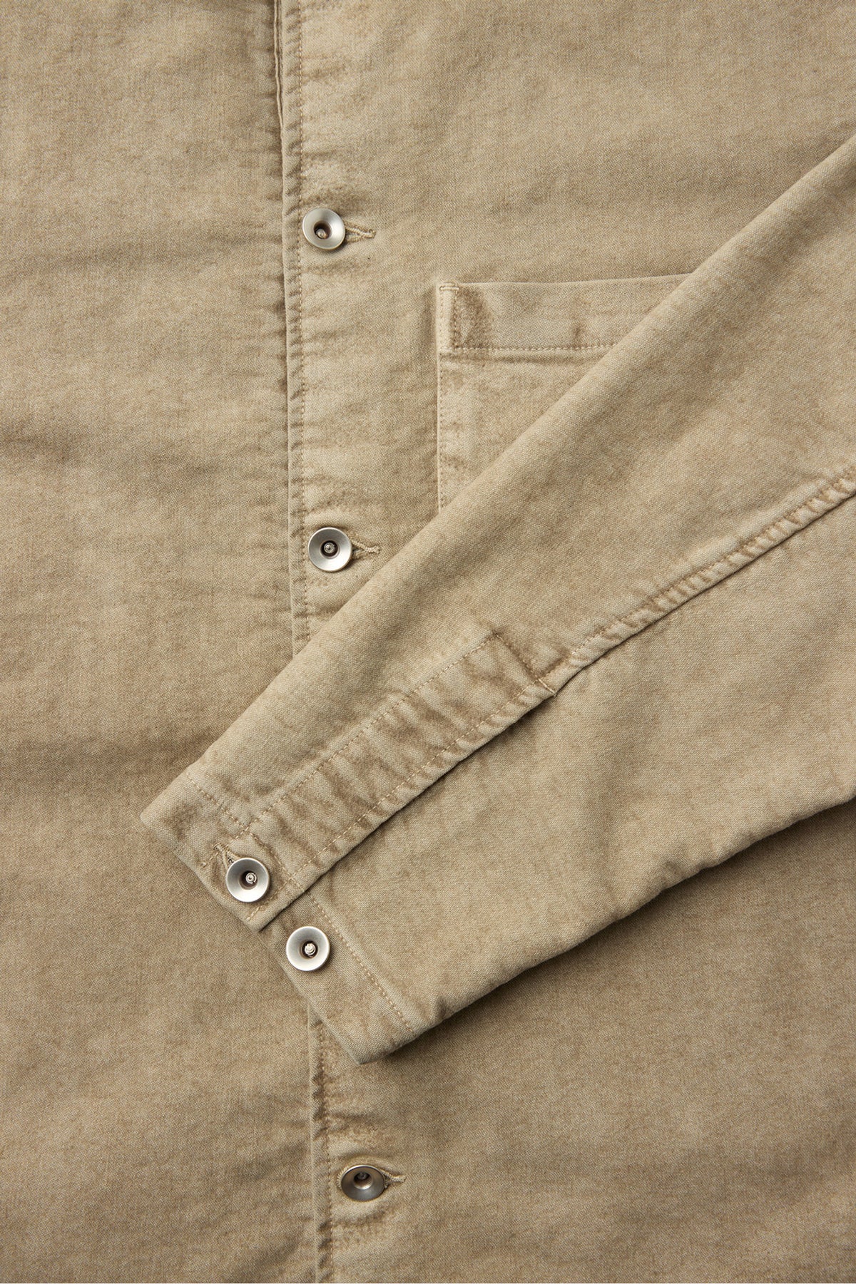 Coor - Garment Dyed Rumberjack Shirt (Beige) product image 6 | TRAB K-Fashion Australia