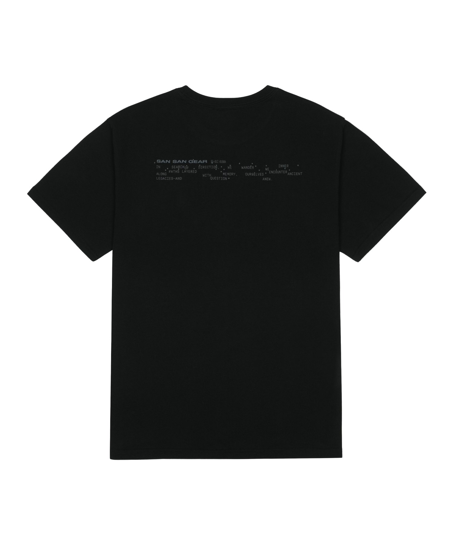 San San Gear - Logo T-Shirt (Black) product image 2 | TRAB K-Fashion Australia