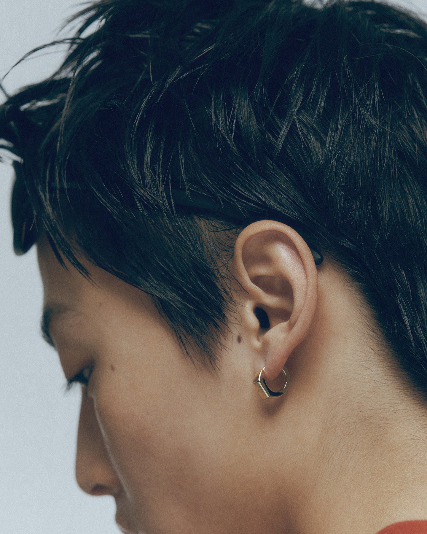 Numbering - A13 Signet Earrings #7124 product image 4 | TRAB K-Fashion Australia