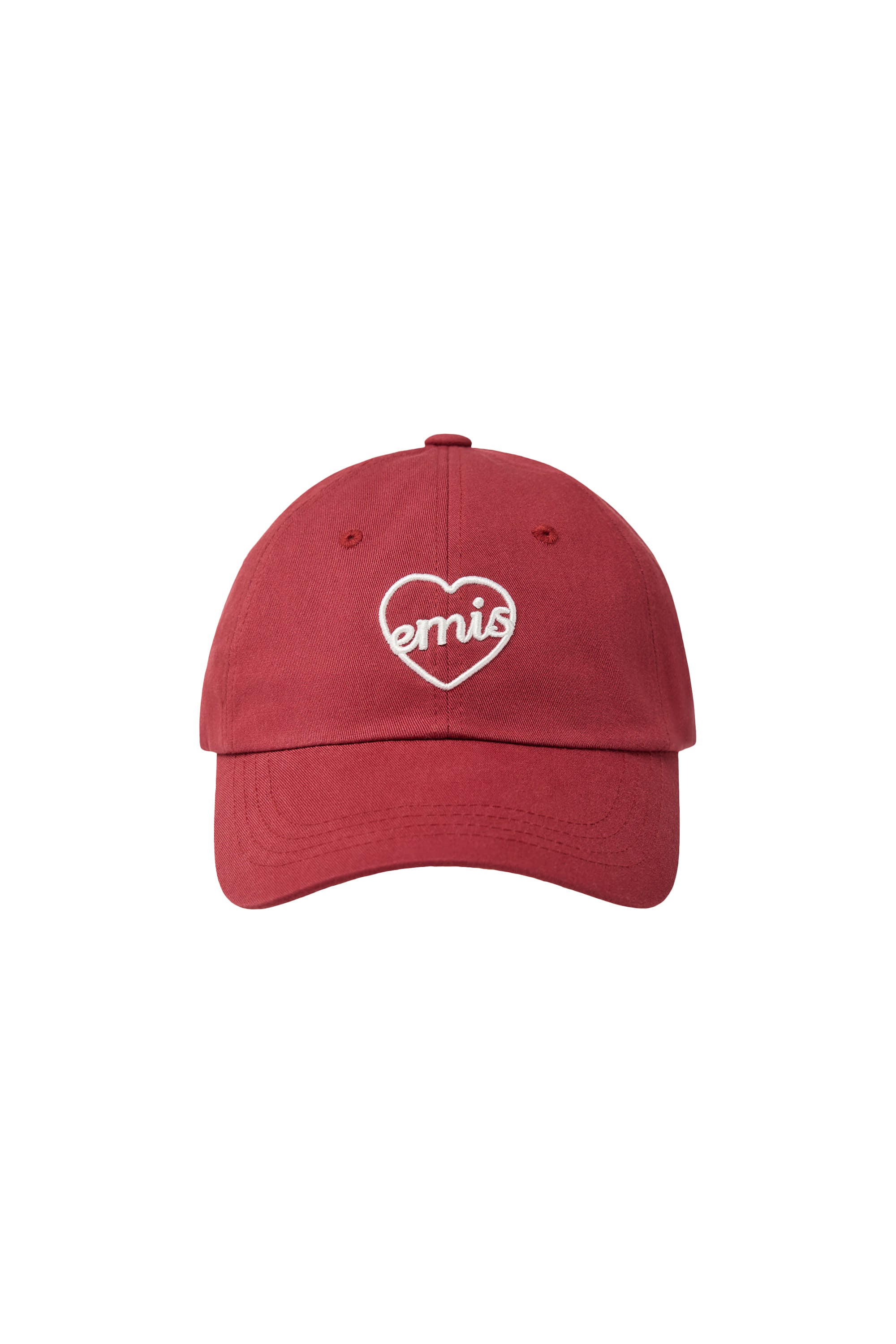 Emis - Heart Ball Cap (Red) product image 1 | TRAB K-Fashion Australia