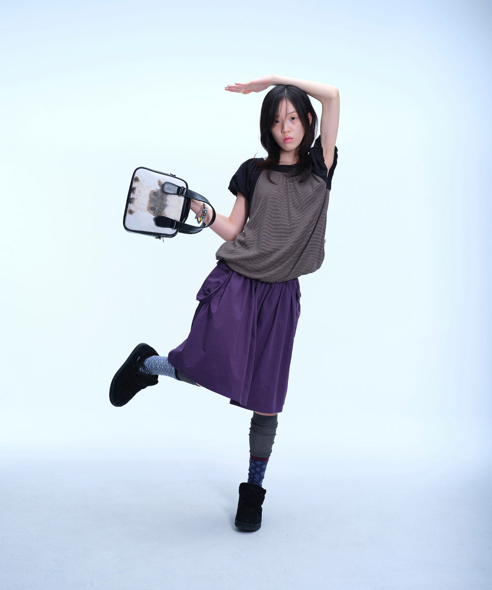Coyseio - Vintage Sheep Graphic Tote Bag (Black) product image 4 | TRAB K-Fashion Australia