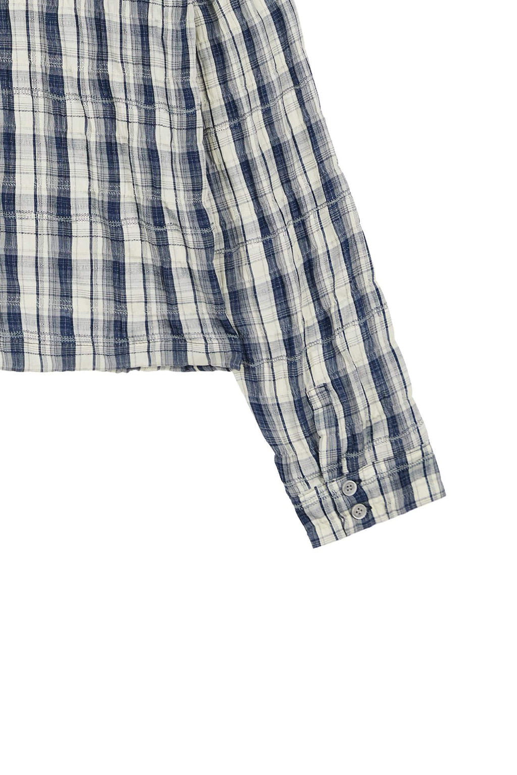 Deinet - Deinet Back Logo Check Hoodie Shirts (Navy) product image 6 | TRAB K-Fashion Australia