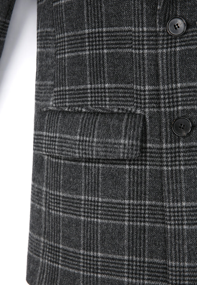 Tonywack - Rave Double Blazer (Grey Check (Australia Wool Winter Fabric)) product image 11 | TRAB K-Fashion Australia