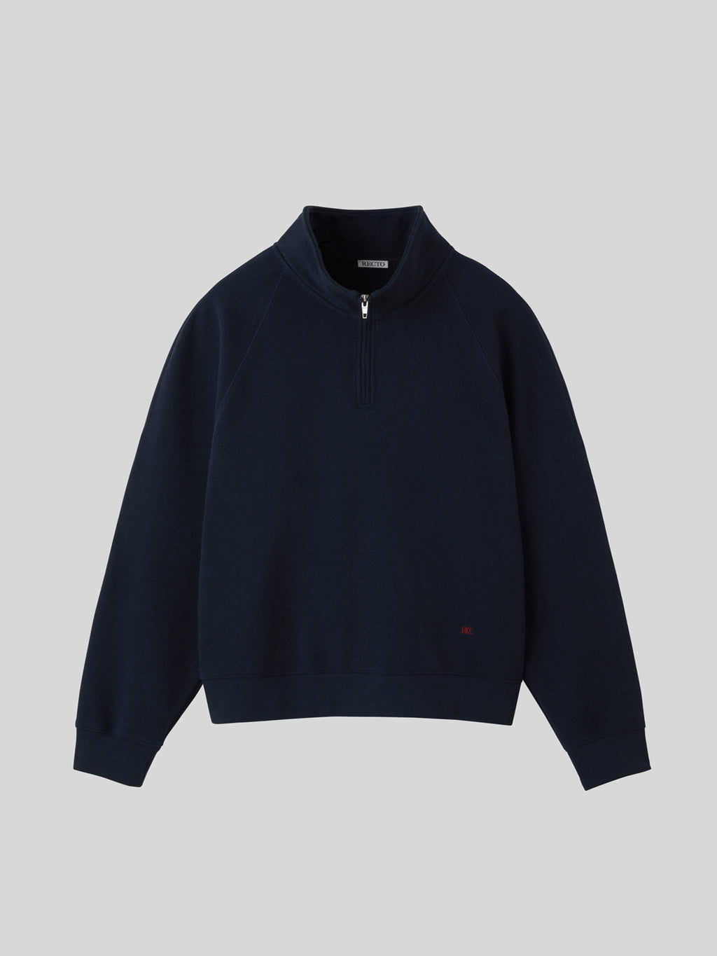 Recto - Rc Logo Half-Zip Sweatshirt (Navy) product image 5 | TRAB K-Fashion Australia